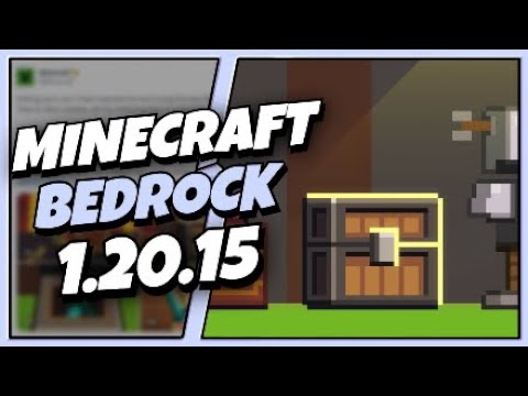 Minecraft BEDROCK NEW UPDATE OUT NOW! - 1.20.15 / Version 2.71 + All Fixes