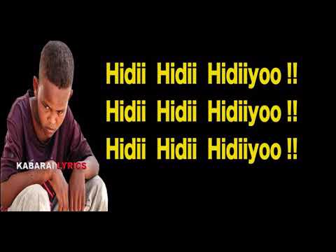 HEESTA HIDIIDIYOW HIDIYO OO UU QAADAY |WIIL DARBI JIIF AH