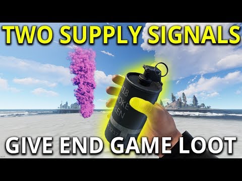 Two Supply Signals Got Me End Game Loot - Rust Solo Survival Gameplay