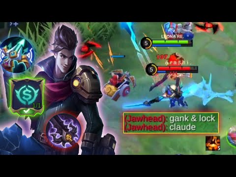 CLAUDE GOLDLANE! WHEN THE ENEMY HAVE CLAUDE COUNTER AND TRYING TO LOCK & GANK! | MLBB