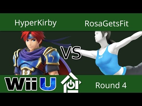 Gwinnet Brawl 10/01/2016 - HyperKirby (Roy) vs RosaGetsFit (Wii Fit Trainer) - Smash 4 Round 4