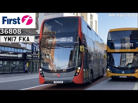 First West of England: 36808 on Route M2 | Scania N250UD | (UK Bus Ride #89)