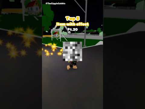 Top 5 Items with Effects in Roblox Brookhaven RP!? Pt.20 #roblox #brookhaven #shorts