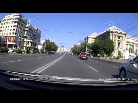 Driving in Ploiesti, Romania - aug. 2014