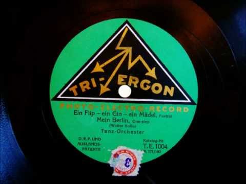 Geza Komor - Ein Flip ein Gin ein Mädel - Foxtrot - Mein Berlin - Onestep - 1927