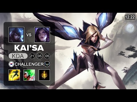 Kai'Sa vs Aphelios ADC - KR Challenger - Patch 12.22 Season 12