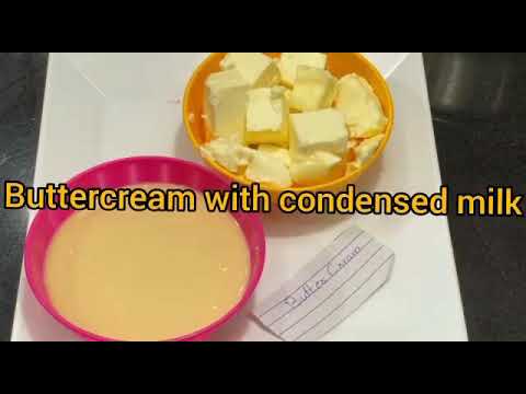 Butter cream with condensed milk by Chef Razzaq