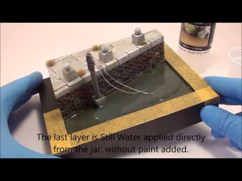 AlexModeling How to do artificial water for dioramas (my way) 