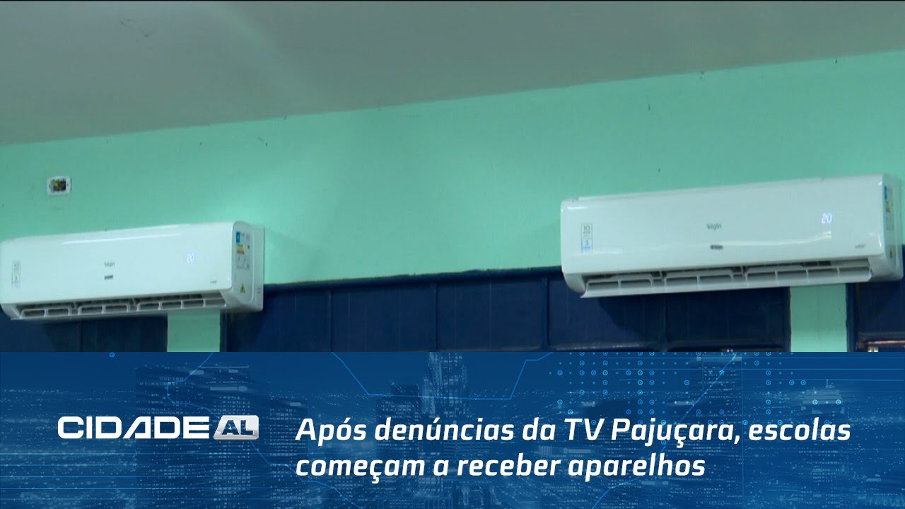 Após denúncias da TV Pajuçara, escolas começam a receber aparelhos de ar-condicionado