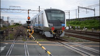 小田急5000形甲種輸送　豊田踏切にて