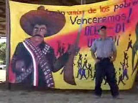 Marcos en Nueva Villa Flores  EZLN