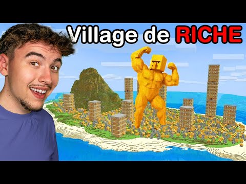 J'ai Trouvé une VILLE de Villageois sur Minecraft !
