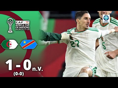 Traumtor in letzter Minute! Joker schießt Algerien ins Viertelfinale | Algerien - DR Kongo