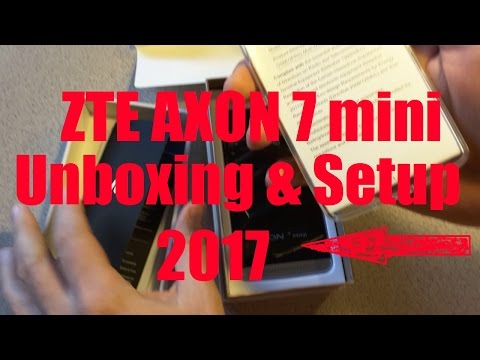 ZTE Axon 7 mini Unboxing and Setup | 2017
