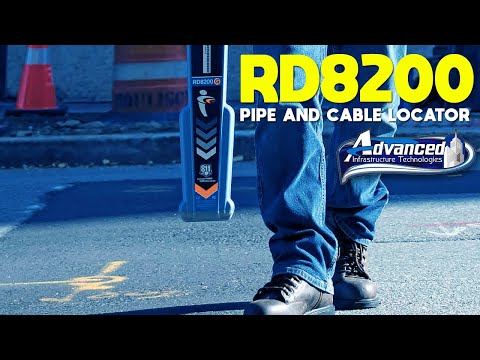 RD8200G Advanced Precision Cable & Pipe Locator with Transmitter