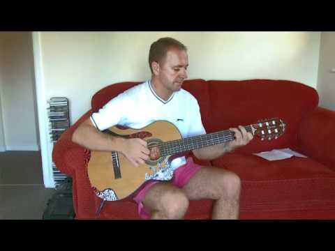 When you say nothing at all, cover, chord melody, classical guitar