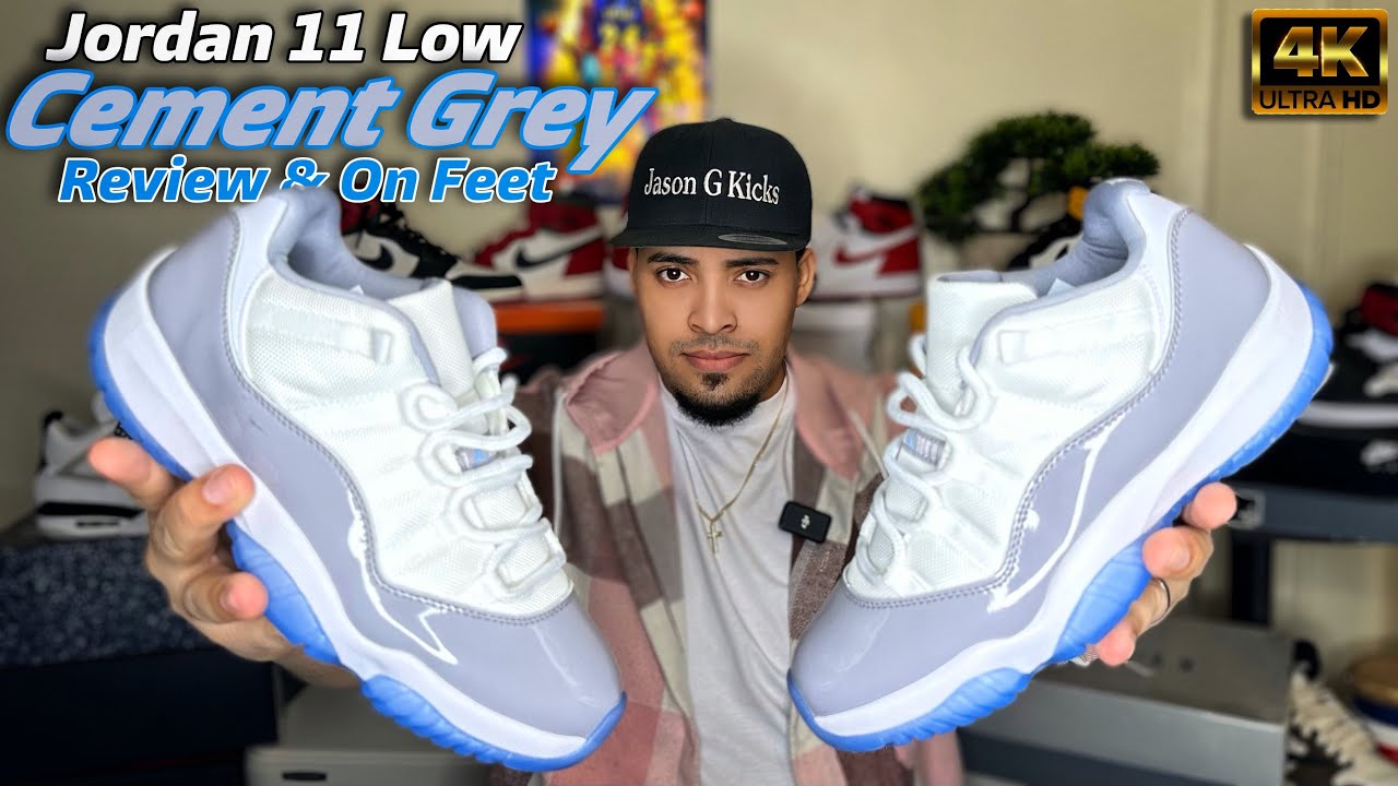 Jordan 11 Low Cement Grey - Early Review + On Feet