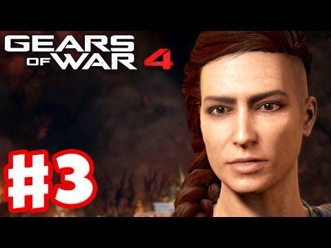 Gears of War 4 - Campaign Gameplay Walkthrough Part 3 - A Few Snags! (PC, Xbox One)