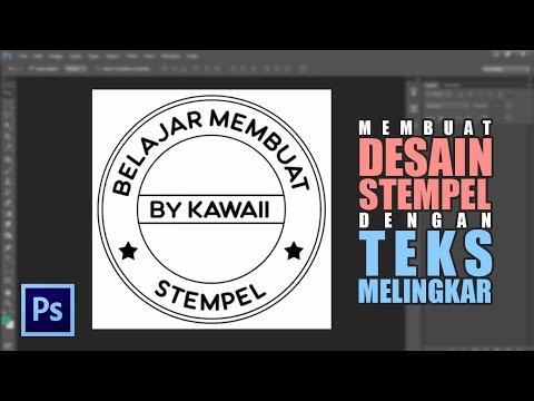 Tutorial Dasar Photoshop Membuat Teks Melingkar