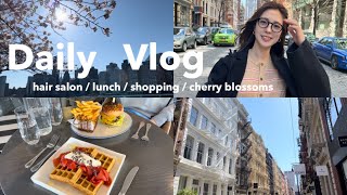 【VLOG】美容院に行ったりお花見をしたり@Soho🌸