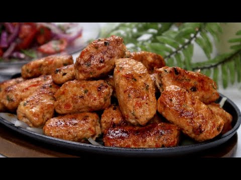 , title : 'طبخ كفتة الدجاج التركية سهلة ولذيذه للغاية عندما نطبخها بهذه الطريقة! Easy Turkish Chicken Kebab'
