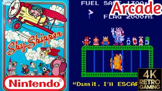 Sky Skipper Arcade ( Nintendo 1981 ) 4k Gameplay