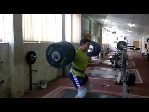 Jerk 264kg - Weightlifter Igor Lukanin @105Kg+