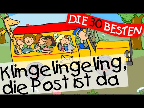 🏞️ Klingelingeling Die Post ist da   - Kindergartenlieder zum Mitsingen || Kinderlieder