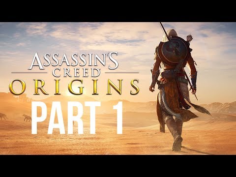 ASSASSIN'S CREED ORIGINS Gameplay Walkthrough Part 1 - HIPPO FIGHT & BOSS