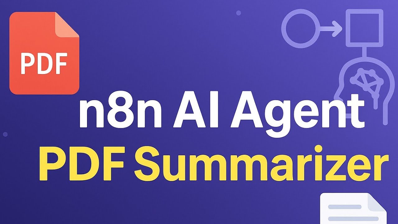 n8n AI Agent PDF Summarizer