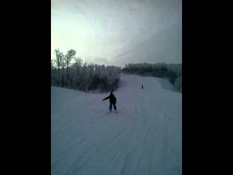 Snowboarding On Table Mountain
