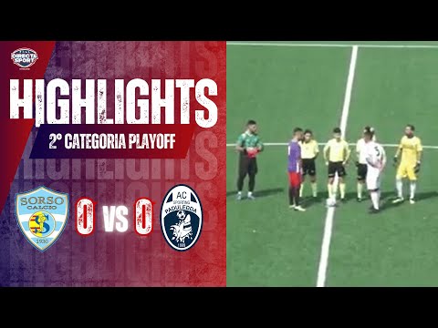 Calcio 2° Categoria Playoff 1° Turno Andata - Sorso 1930-Sporting Paduledda 0-0 (Highlights)