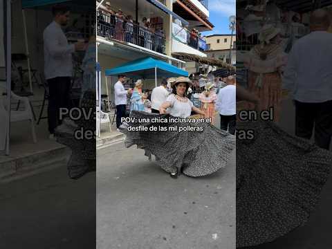 Hoy en el desfile de las mil polleras 🌸✨ #pollera #lastablas #panama #lossantos #pty #autismo