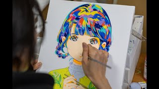「装画」の制作全て見せます！