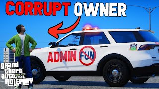I BECAME A CORRUPT ADMIN IN GTA RP
