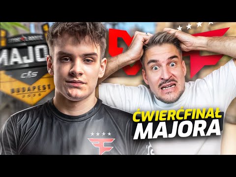 NIESAMOWITY MECZ POLAKA W ĆWIERĆFINALE MAJORA🚨🇵🇱 - FaZe vs MOUZ