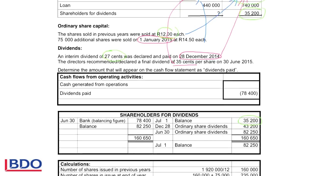 8. Cash Flow - Dividends Paid