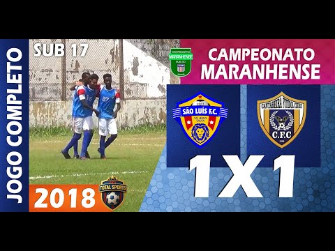 SÃO LUIS 1X1 CANTAREIRA  |  SUB 17 - CAMPEONATO MARANHENSE 2018