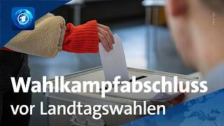 Berlin und Mecklenburg-Vorpommern: Abschluss vom Wahlkampf | 🌍 tagesschau24 Top-Thema, 18.9.2026