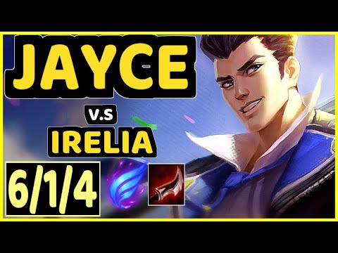 YANG (JAYCE) vs IRELIA - 6/1/4 KDA TOP GAMEPLAY - BR Ranked GRANDMASTER