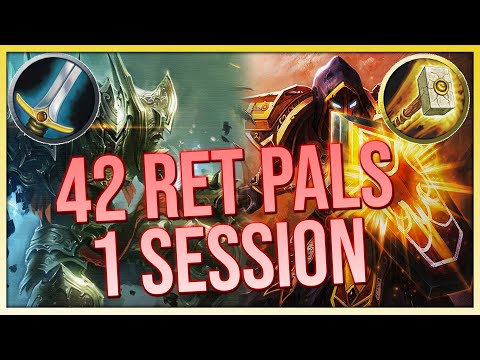 WE FOUGHT 42 RET PALADINS IN 1 SESSION (Fury 3v3 Arena) - WoW Dragonflight 10.0.7 Warrior PvP