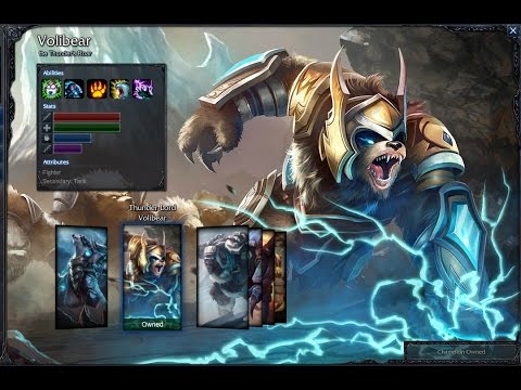 Thunder Lord Volibear Skin Spotlight Gameplay 1080p HD League Of Legends