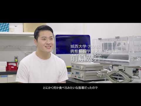 医療栄養学科 your Future.『城西大学 大学院 薬学研究科 医療栄養学専攻 病態解析学研究室 修士1年 前原さん』