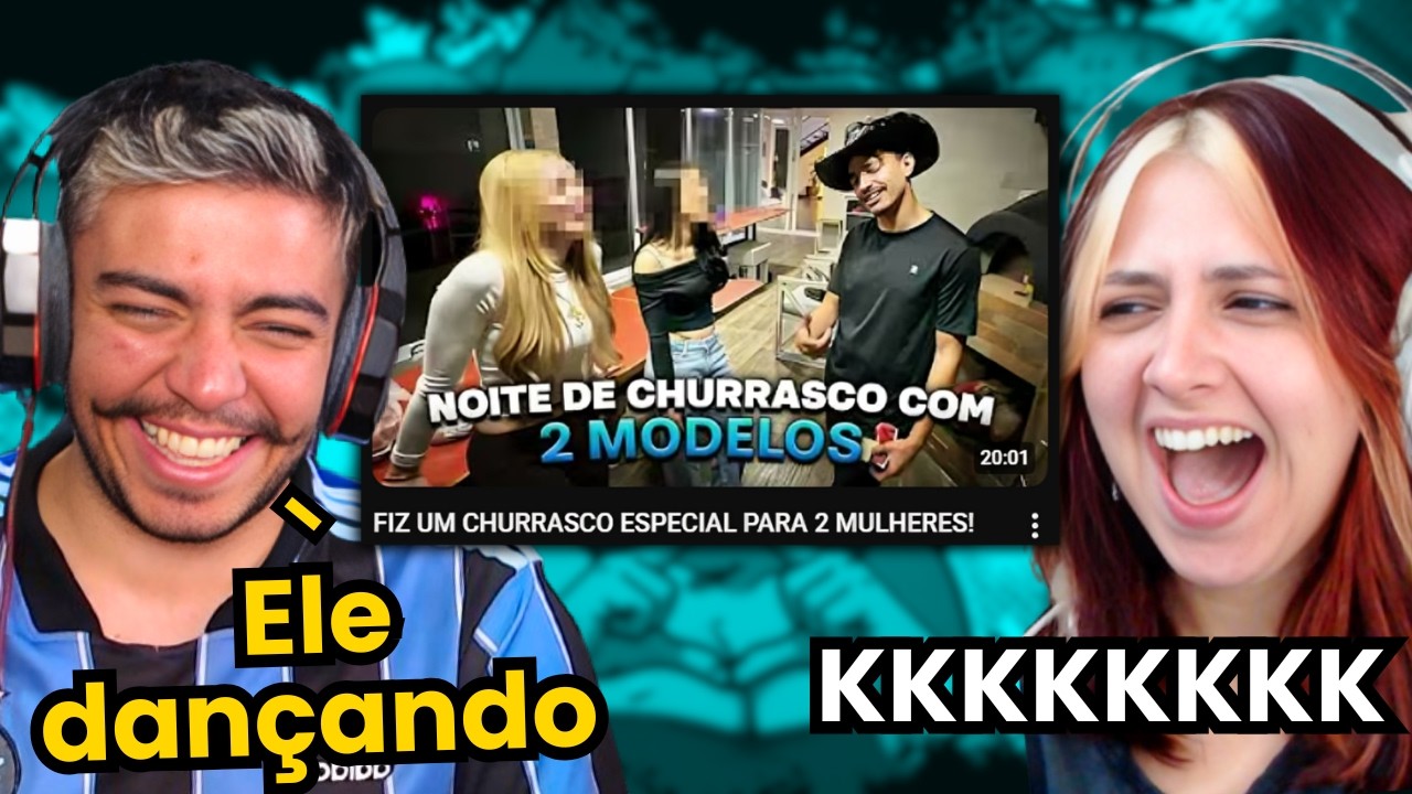 BISTECONE FEZ UM CHURRASCO ESPECIAL PARA 2 MULHERES! | react