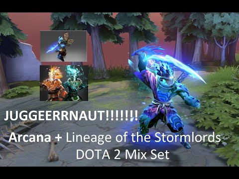 Juggernaut Dota 2 MixSet StormLord + Arcana