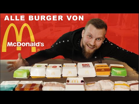 Alle McDonalds Burger im Test! Ich bereue es...