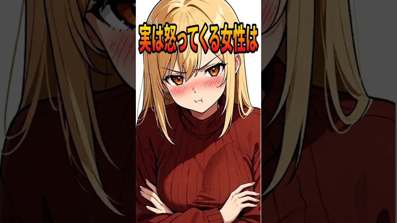 実は怒ってくる女性は　#shorts