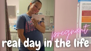 REAL DAY IN THE LIFE OF A PREGNANT MOM OF 3 | 30 week OB appointment & scary end...