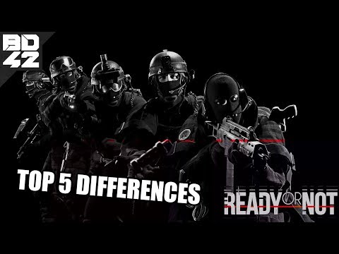 READY OR NOT VS RAINBOW SIX: SIEGE. Top 5 Differences between both. (S.W.A.T. 5 Spiritual Successor)