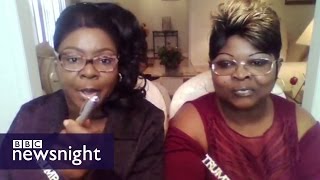 Diamond and Silk: 'My president never says anything that's stupid'- BBC Newsnight